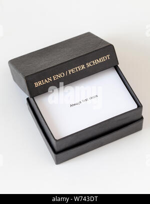 Oblique Strategies Playing Cards by Brian Eno and Peter Schmidt