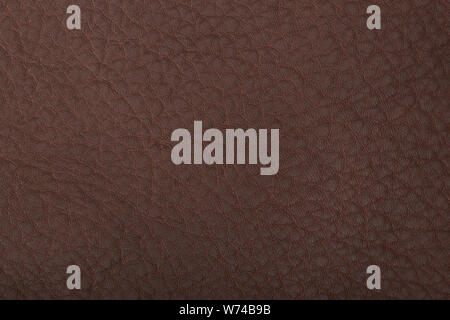 Macro shot of brown leather texture background Stock Photo