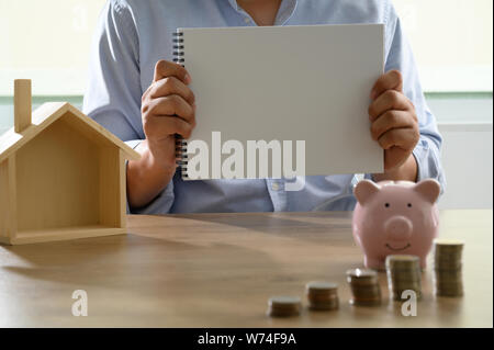 man working on his laptop with blank copy space Laptop with blank screen Mock up Blank screen computer Stock Photo