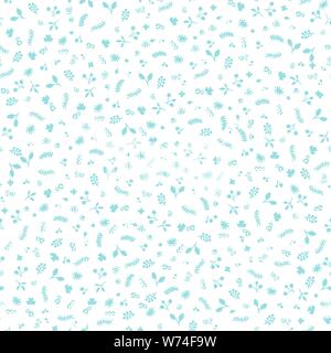 Cute seamless floral pattern. Simple flowers background for fabric,  wrapping, wallpaper, paper. Vector illustration Stock Vector Image & Art -  Alamy