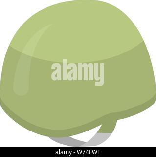 Army helmet icon, isometric style Stock Vector