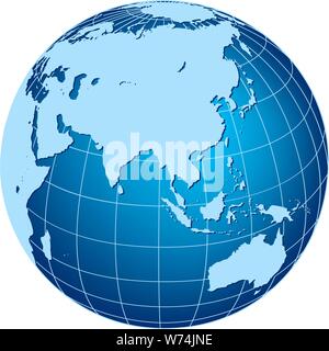 Vector illustration of planet Earth Stock Vector