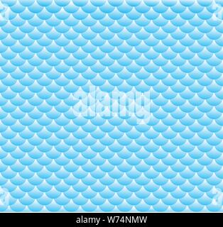 Blue fish scales background Stock Vector