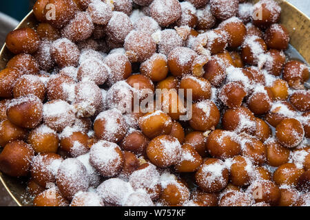 Heap of delicious sweet balls, gulab jamun an indian traditional sweet, food concept Stock Photo
