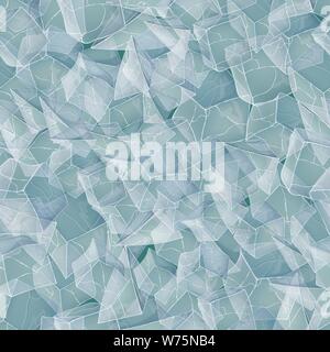 Ice seamless pattern background. Vector illustration. Winter design. Stock Vector
