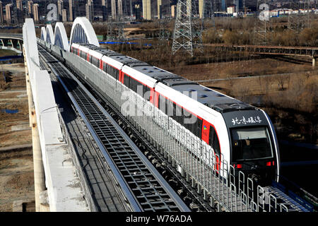 The Beijing S1 medium- and low-speed maglev line is under construction ...