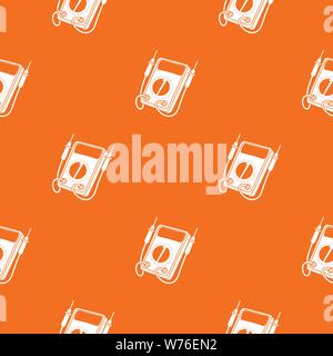 Multi meter pattern vector orange Stock Vector