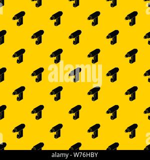 Manual welding torch pattern vector Stock Vector