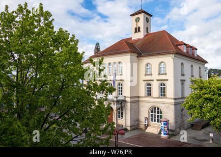 Sindelfingen, Baden Wurttemberg/Germany - May 11, 2019: Detail view on City Gallery building, Stadtgalerie and vegetation. Stock Photo