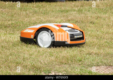 Robotic lawn mower by Stihl, called an iMow