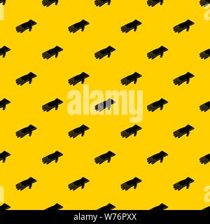 Welding gloves pattern vector Stock Vector