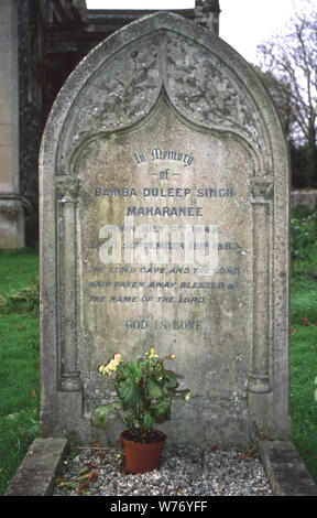 Bamba Duleep Singh Maharanee wife of Duleep Singh the last Maharajah of the Punjab, Black Prince of Perthshire, Stock Photo