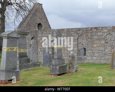 Abandoned Tarland Old Parish Church Stock Photo