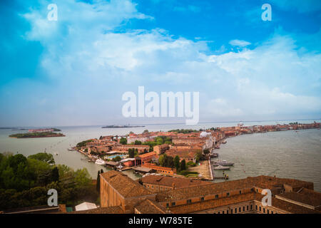 Venice City in the lagoon of the adriatc sea Stock Photo