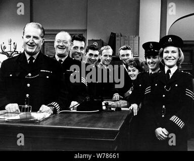 DIXON OF DOCK GREEN BBC TV series (1955-76) with Jack Warner at left ...