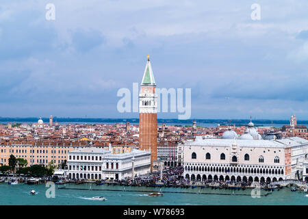 Venice City in the lagoon of the adriatc sea Stock Photo