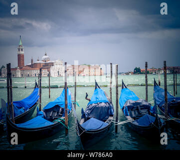 Venice City in the lagoon of the adriatc sea Stock Photo