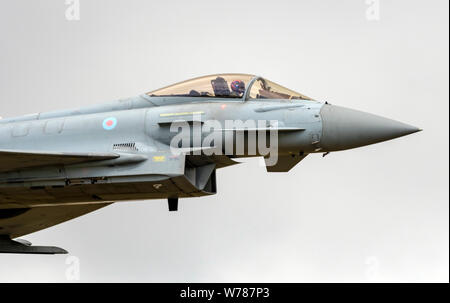 RAF Typhoon from the Royal Air Force Typhoon Display Team Stock Photo