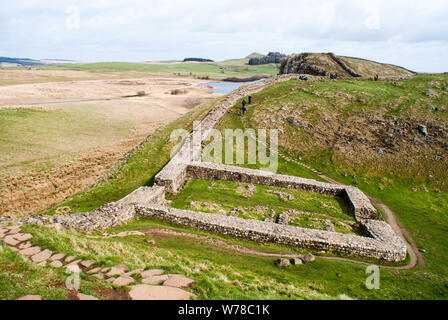 Hadrian's wall, Northumberland Stock Photo