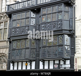 London, Great Britain -May 23, 2016: Prince Henry’s Room, 17 Fleet Street, old english style building Stock Photo