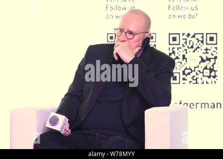 German director Matti Geschonneck attends a press conference for the 5th Festival of German Cinema in China in Beijing, China, 10 November 2017. Stock Photo