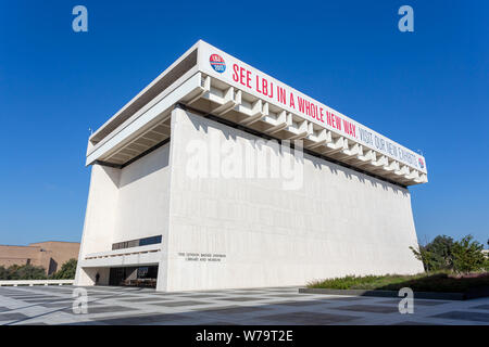 AUSTIN,TX/USA - NOVEMBER 15:  The Lyndon Baines Johnson Library and Museum.  Lyndon Johnson was the 36th president of the United States. November 15, Stock Photo