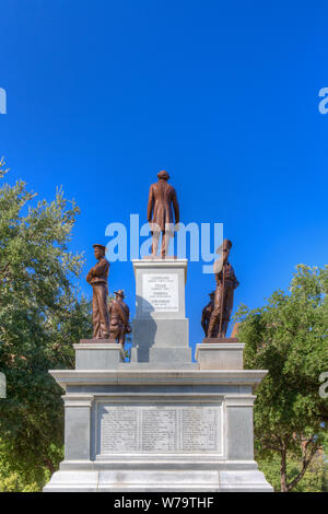 AUSTIN,TX/USA - NOVEMBER 15: Confederate Soldiers memorial on the grounds of the Texas State Capitol honor Confederate soldiers of the American Civil Stock Photo