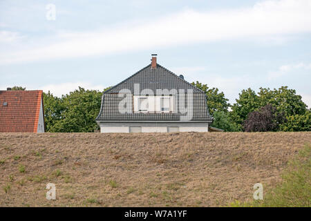 Beautiful building in Dorsten Germany Lippe macro background fine art high quality prints products fifty megapixels Stock Photo