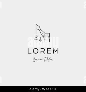 mountain city logo design vector Stock Vector Image & Art - Alamy