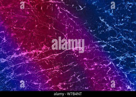 Old marble blue and violet stone Texture. Widescreen Background. Design Element Stock Photo