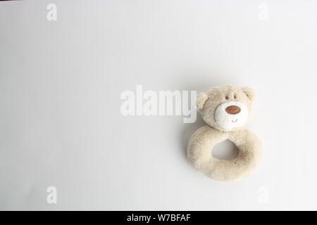 brown teddy bear rattle Stock Photo