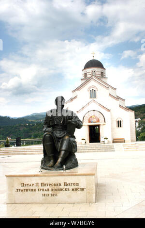 Andricgrad or Kamengrad is a cultural center and the type of ethno-village located on the river Drina in Visegrad, Republic of Srpska, Bosnia and Herz Stock Photo