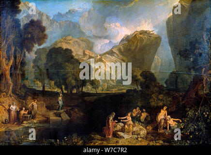 'The Goddess of Discord Choosing the Apple of Contention in the Garden of the Hesperides', 1806. Artist: JMW Turner