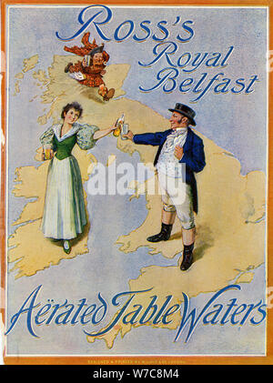 Ross’s Royal Belfast Aerated Table Waters, 1900. Artist: Unknown Stock Photo
