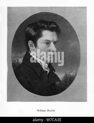 William Hazlitt, English writer, 19th century. Artist: Unknown Stock Photo