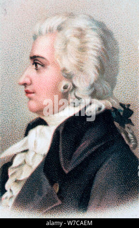 Wolfgang Amadeus Mozart, 18th century Austrian composer, 1912. Artist: Anon Stock Photo
