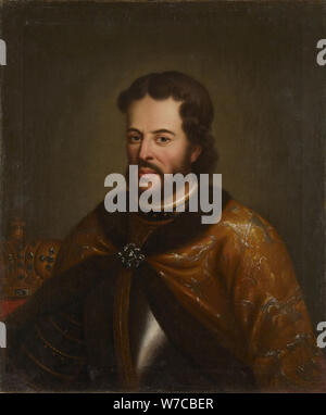 Portrait of the Tsar Ivan V Alexeyevich (1666-1696). Stock Photo