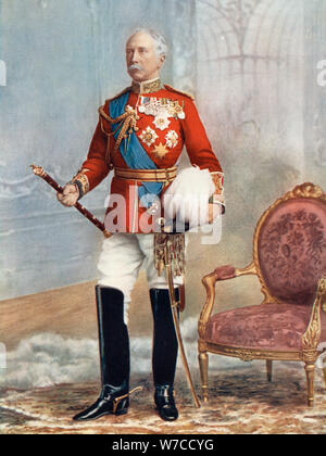 Garnet Joseph Wolseley, 1st Viscount Wolseley, British Field Marshal, 1902. Artist: Unknown Stock Photo