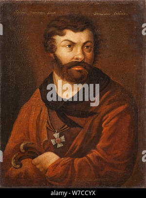 Portrait of Denis Davydov (1784-1839). Stock Photo