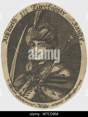Sultan Ahmed III (1673-1736). Stock Photo