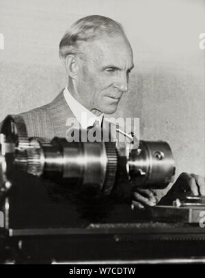 Photograph of Henry Ford (1863 - 1947) American industrialist and ...