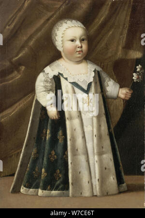 Louis XIV, King of France (1638-1715) as baby. Stock Photo