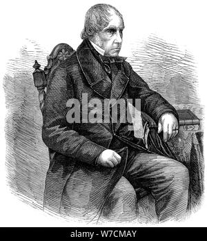 George Gordon, 4th Earl of Aberdeen (1784-1860), Scottish statesman, 1860. Creator: Unknown. Stock Photo