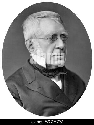 George Biddell Airy (1801-1892), English astronomer and geophysicist, 1877. Artist: Unknown Stock Photo