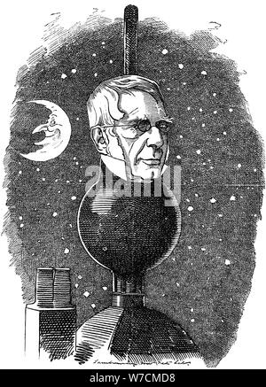 George Biddell Airy (1801-1892), English astronomer and geophysicist, 1883. Artist: Edward Linley Sambourne Stock Photo