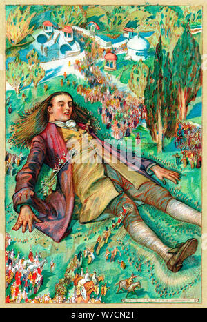 Gulliver in Lilliput. Artist: Unknown Stock Photo