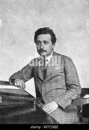 Albert Einstein (1879-1955), German-Swiss mathematician and theoretical physicist, 1905. Artist: Unknown Stock Photo