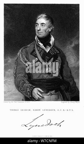 Thomas Graham, Baron Lynedoch (1748-1843), British soldier, 1831. Artist: Henry Meyer Stock Photo