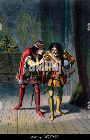 Scene from Shakespeare's Richard III, (1591), c1858. Artist: Robert Dudley Stock Photo