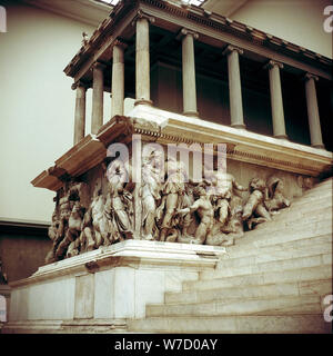 Detail of the Altar of Zeus from Pergamon, 180-159 BC. Artist: Unknown Stock Photo